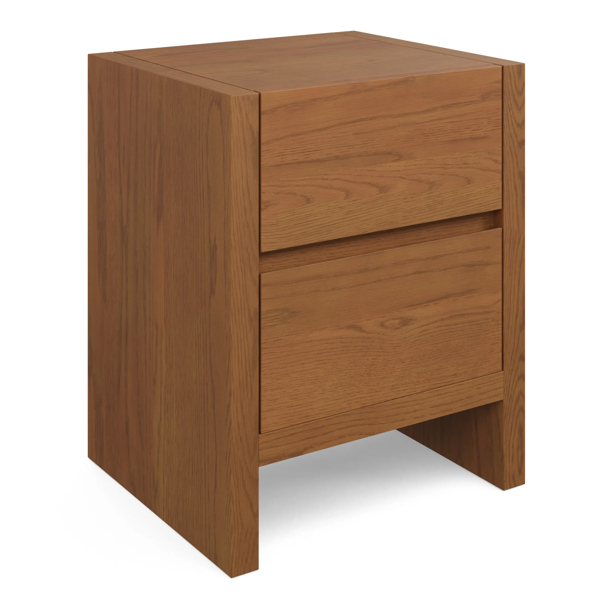 Leif 2-Drawer Nightstand - Smoked Oak - Image 3