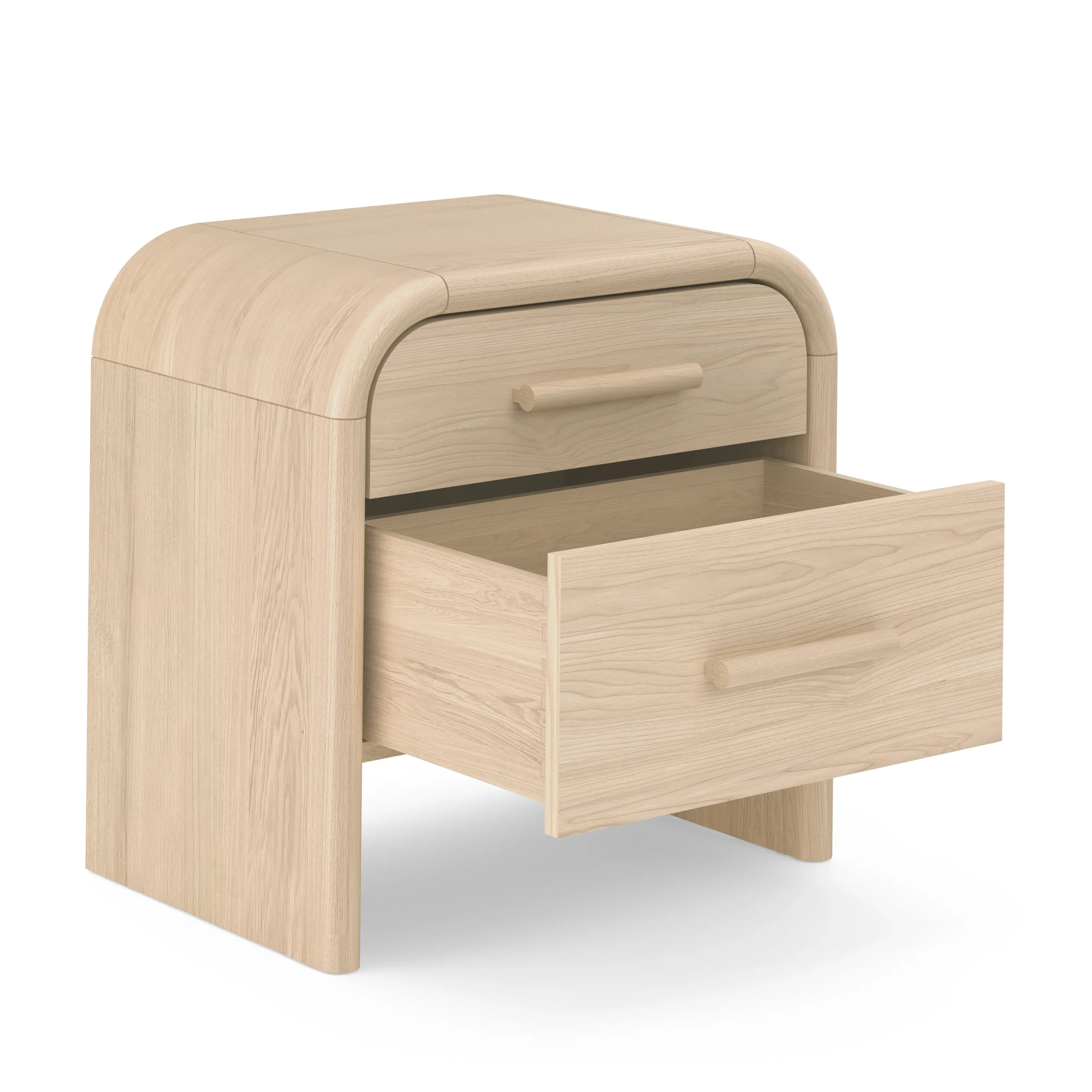 Faydra 2-Drawer Nightstand - Natural Ash - Image 3