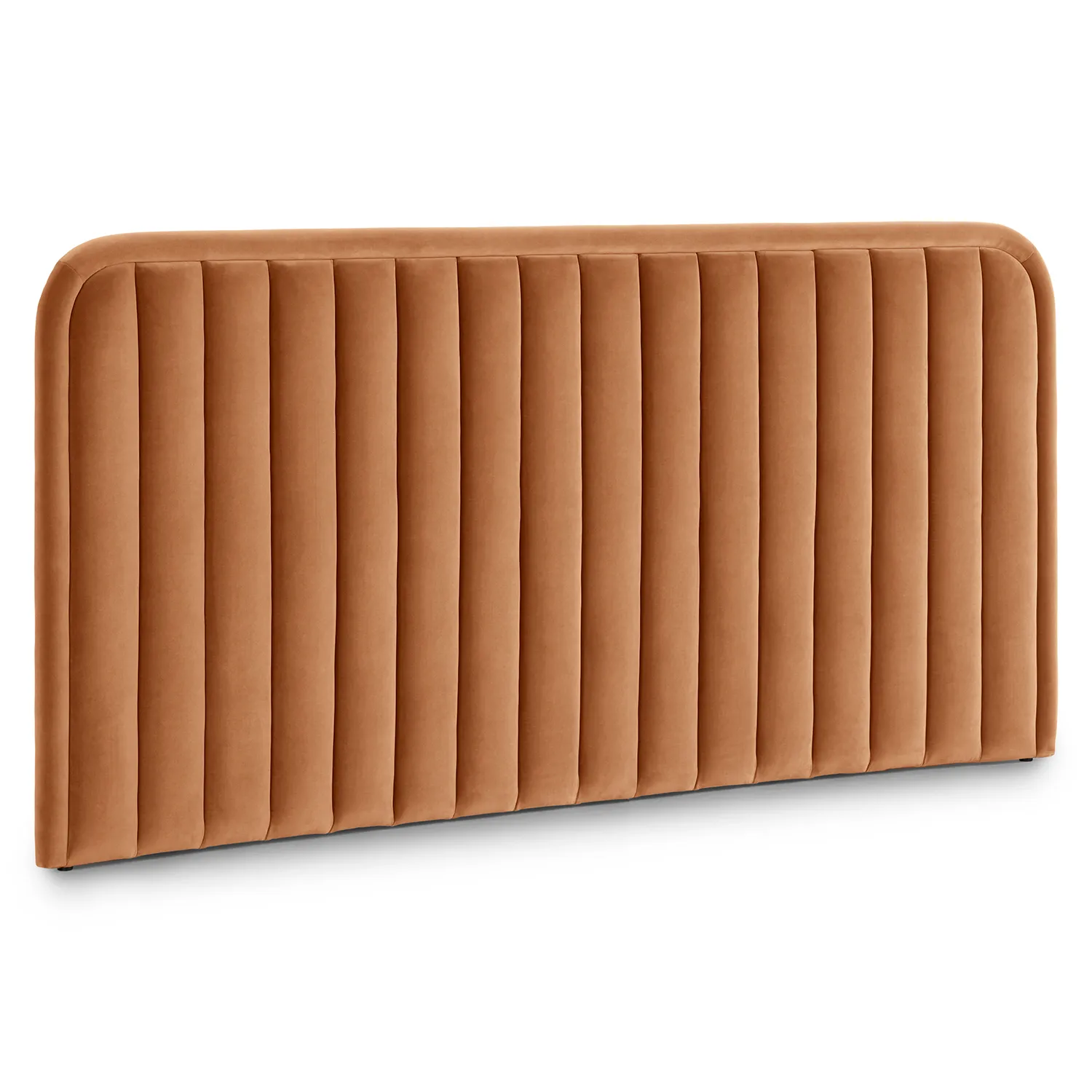 Rolph King Velvet Headboard - Plush Pacific Rust - Image 3