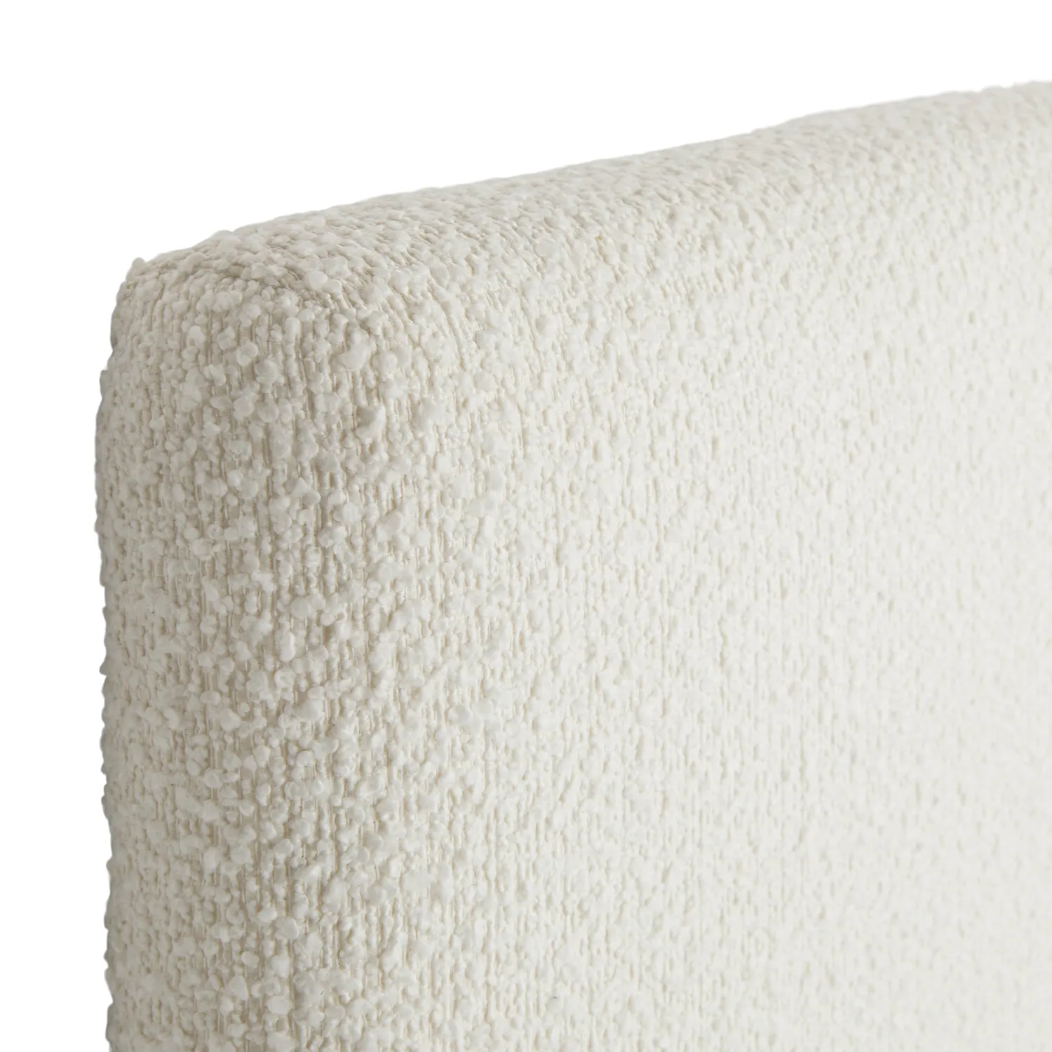 Noel Queen Headboard - Lunaria White Bouclé - Image 4