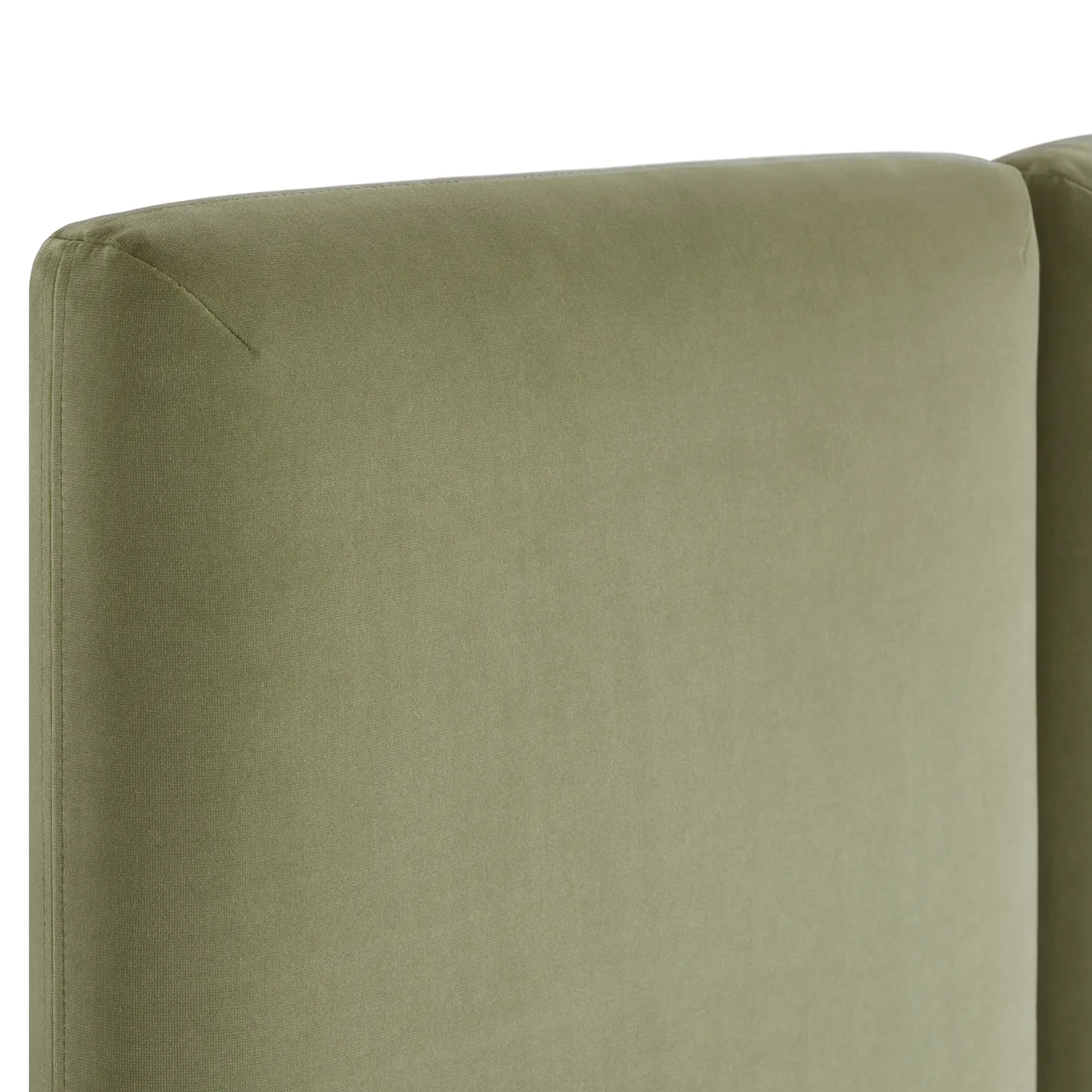 Noel King Velvet Headboard - Plush Pacific Sage - Image 4