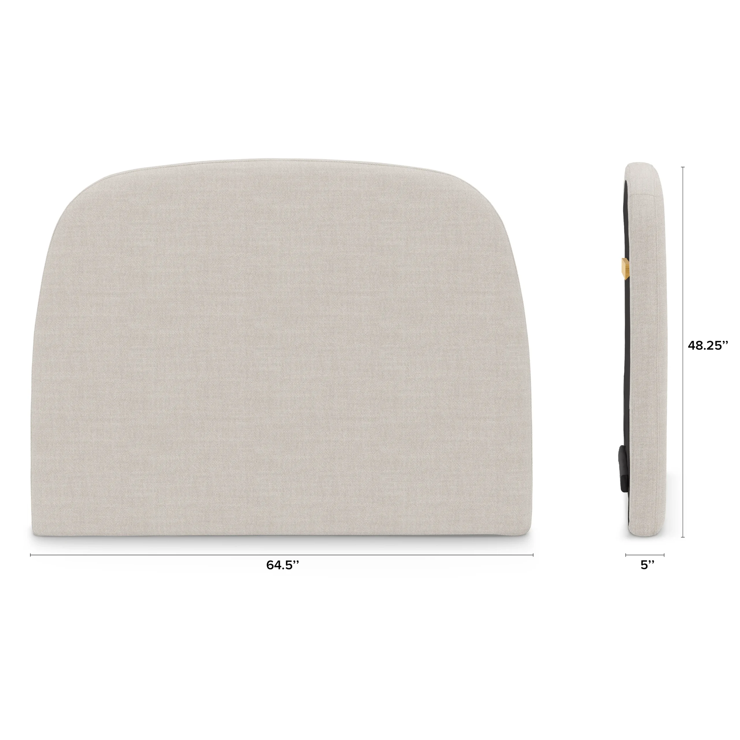 Kaleo Full Headboard - Clay Taupe - Image 4