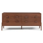 Vireo 6-Drawer Double Dresser - Walnut