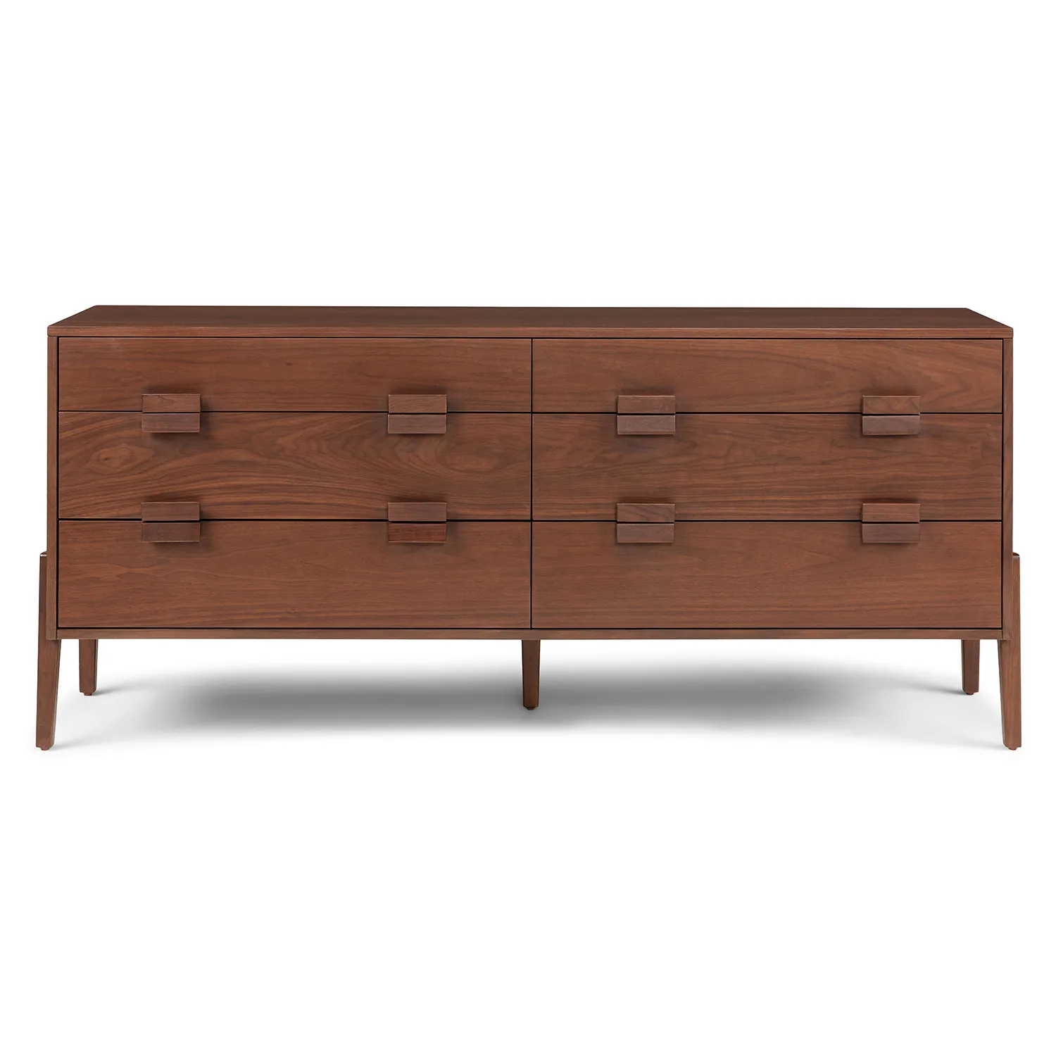 Vireo 6-Drawer Double Dresser - Walnut - Image 3