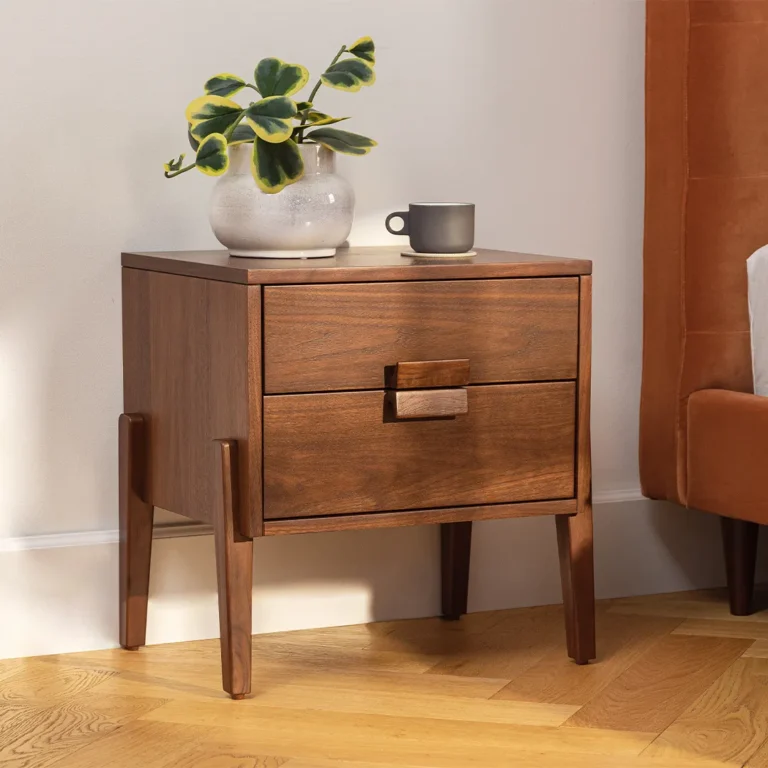 Vireo 2-Drawer Nightstand - Walnut