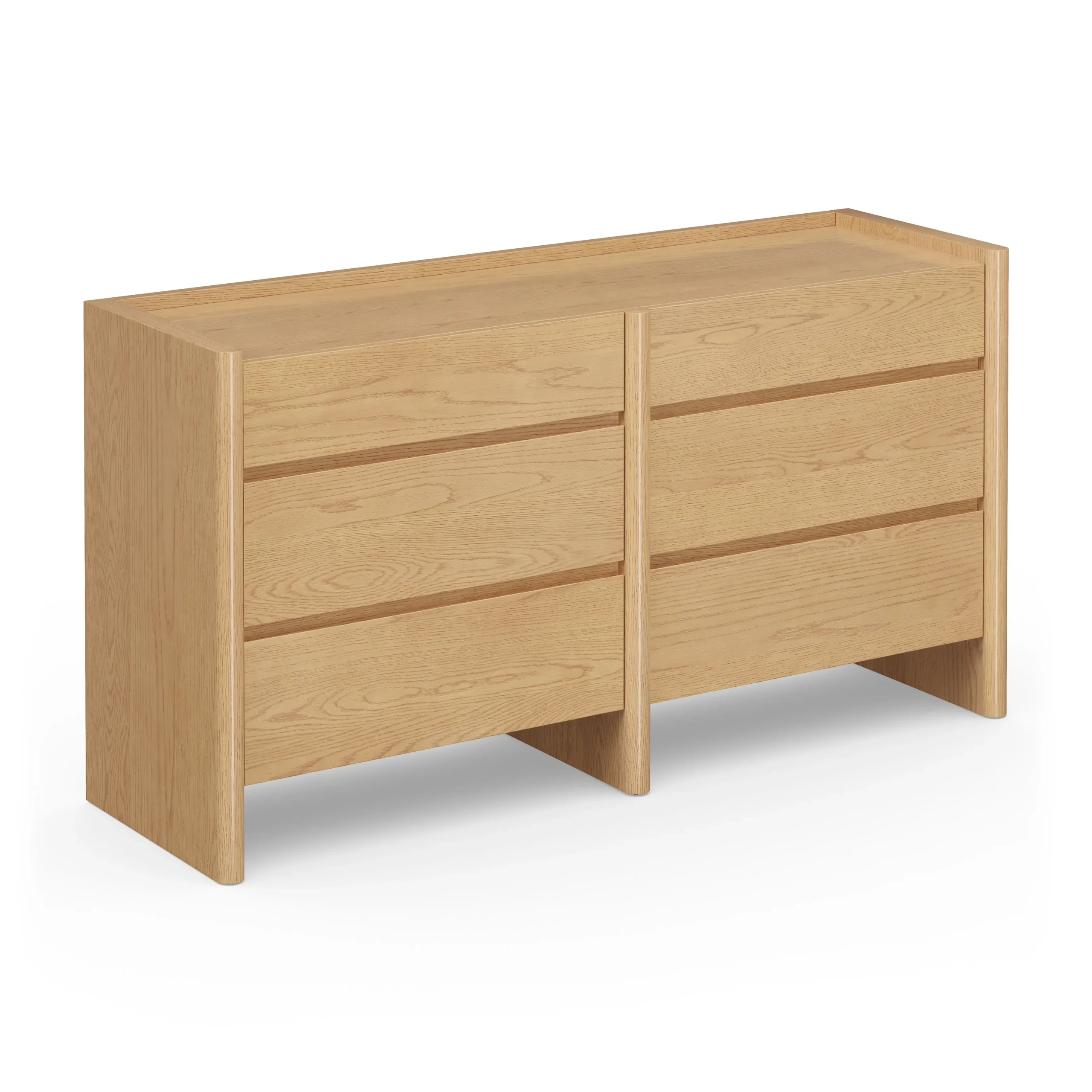 Torme 6-Drawer Double Dresser - White Oak - Image 3