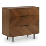 Nera 3-Drawer Chest - Walnut