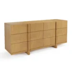 Ayra 6-Drawer Double Dresser - Natural Oak