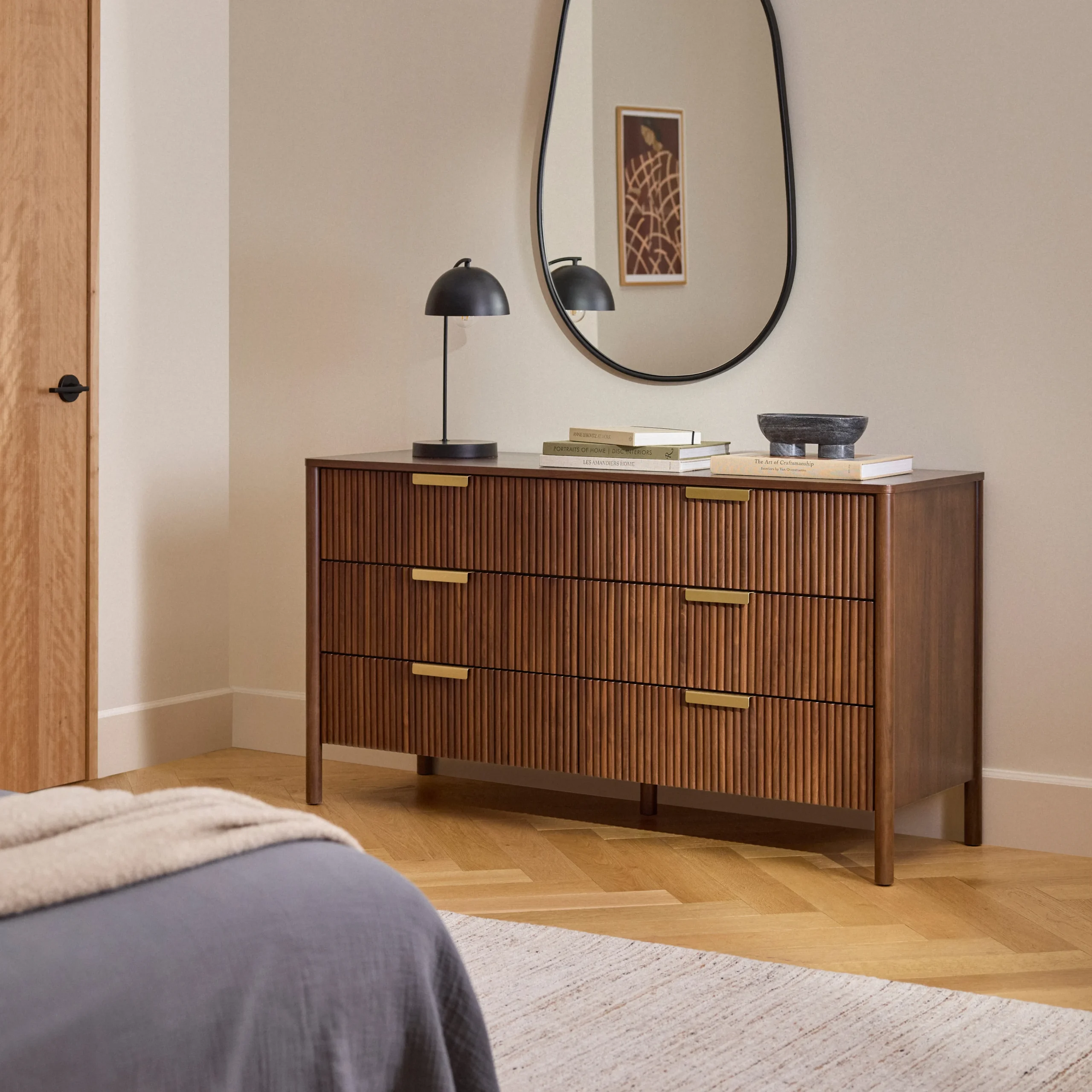 Liv 6-Drawer Double Dresser - Walnut - Image 3