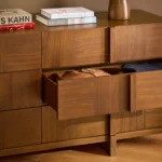 Ayra 6-Drawer Double Dresser - Walnut