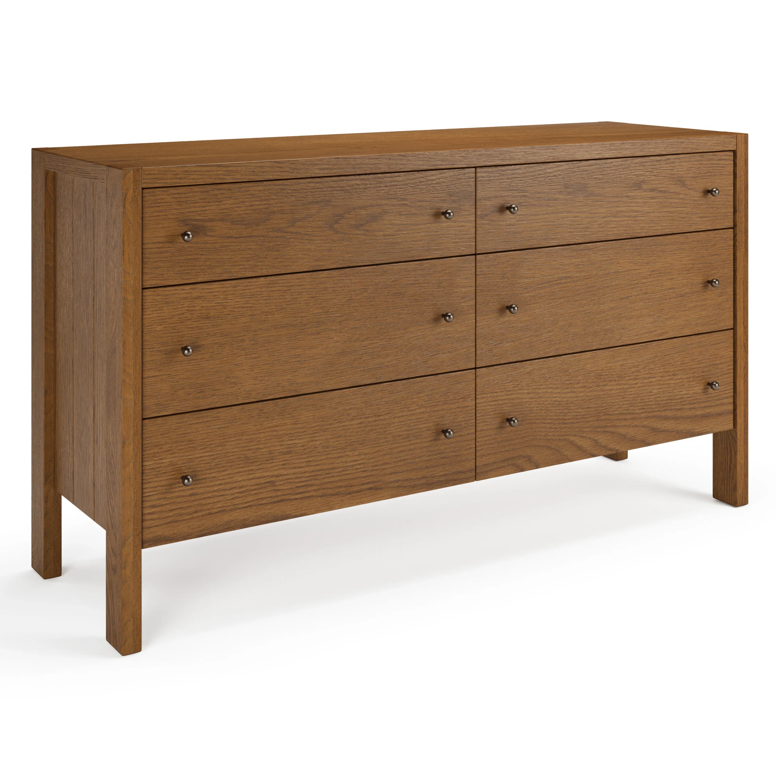 Cassie 6-Drawer Double Dresser - Smoked Oak - Image 3