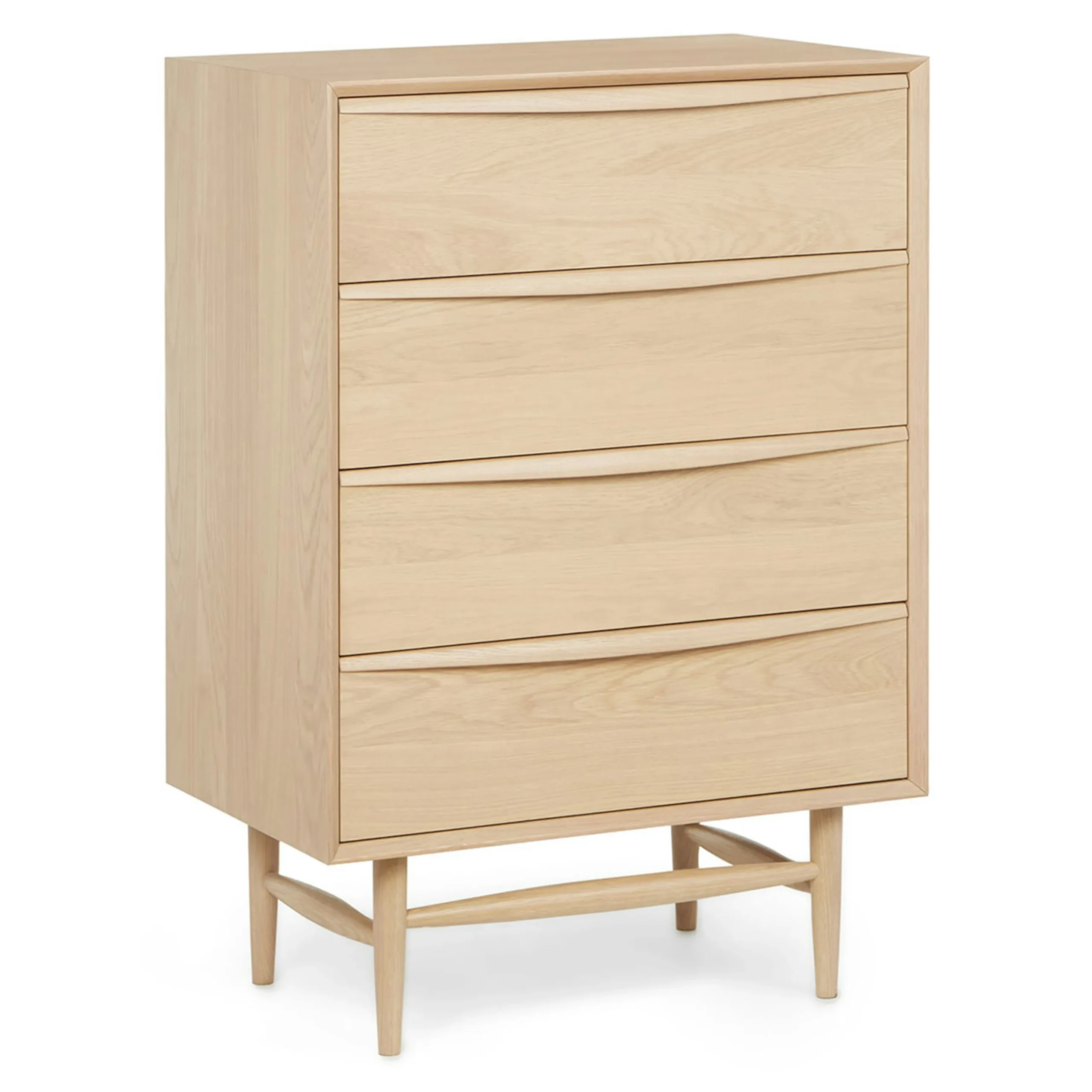Lenia 4-Drawer Chest - White Oak - Image 3