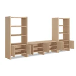 Torme 140_ Media Storage Set - White Oak