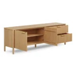 Liv 74.5_ Media Unit - White Oak