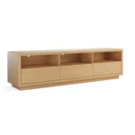 Leif 80_ Media Unit - White Oak