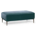 Abisko 45.5_ Velvet Ottoman - Plush Pacific Blue