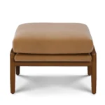 Bavel 25_ Leather Ottoman - Charme Tan