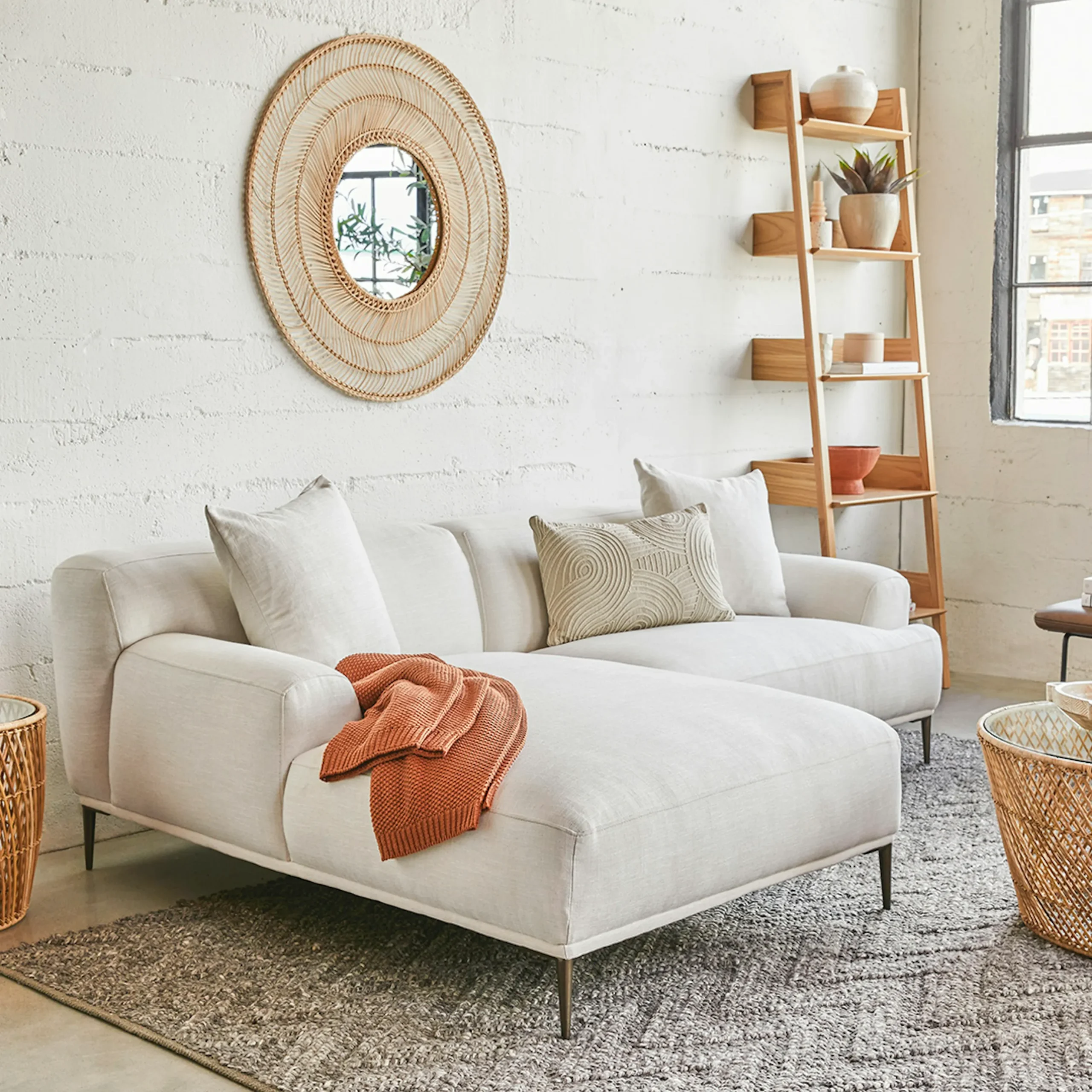Abisko 94.5_ Left Sectional - Quartz White - Image 3