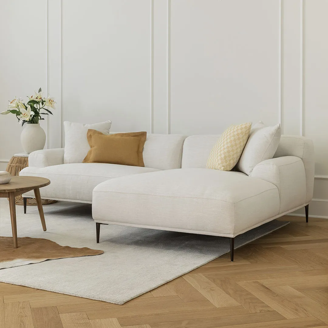 Abisko 94.5_ Right Sectional - Quartz White - Image 3