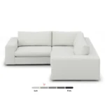 Beta 94_ Modular Corner Sectional - Quartz White