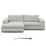 Beta 98_ Modular Left Chaise Sectional - Welsh Gray