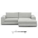 Beta 98_ Modular Right Chaise Sectional - Welsh Gray