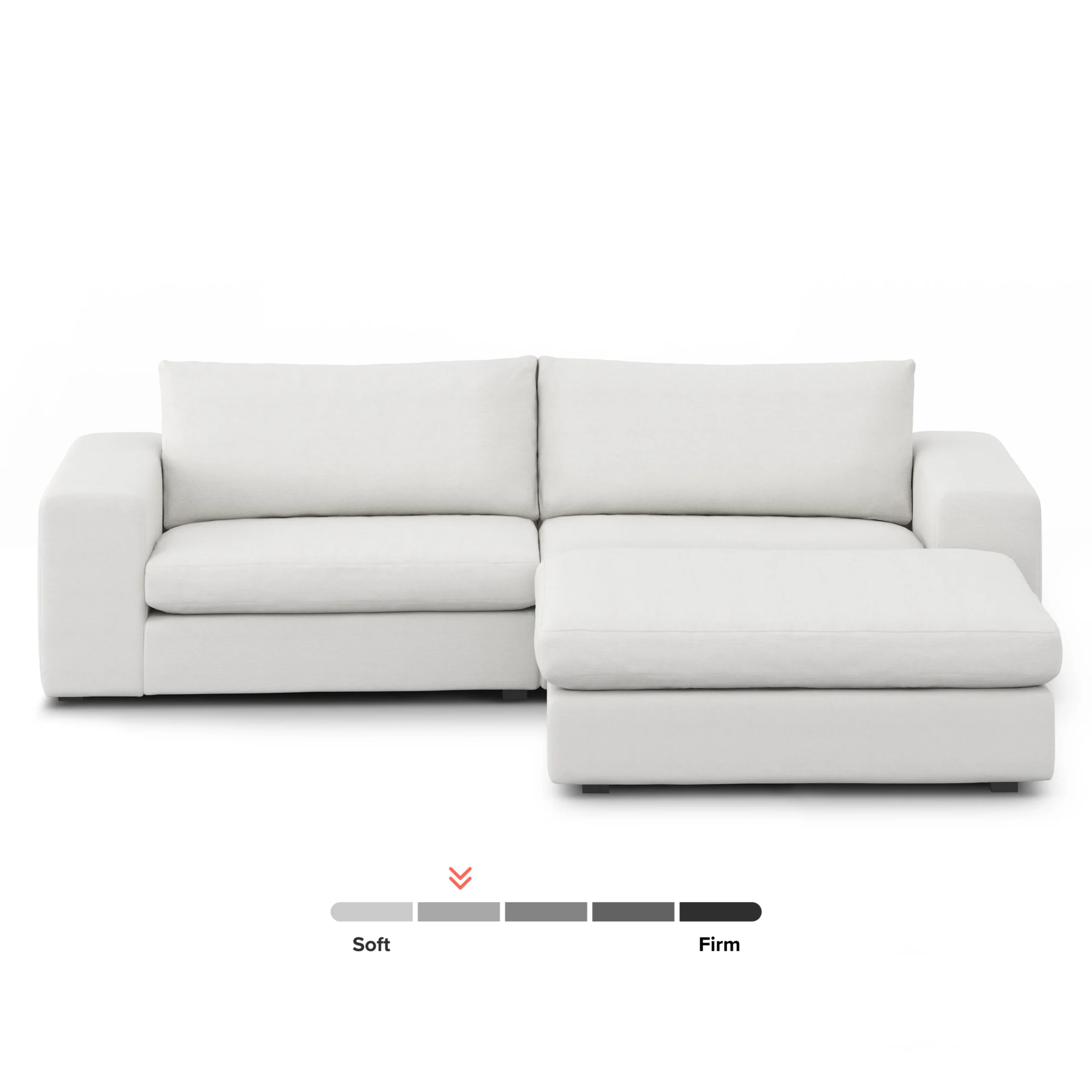 Beta 98_ Modular Sectional - Quartz White - Image 3