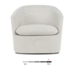Turoy 32.5_ Swivel Lounge Chair - Wicklow Gray