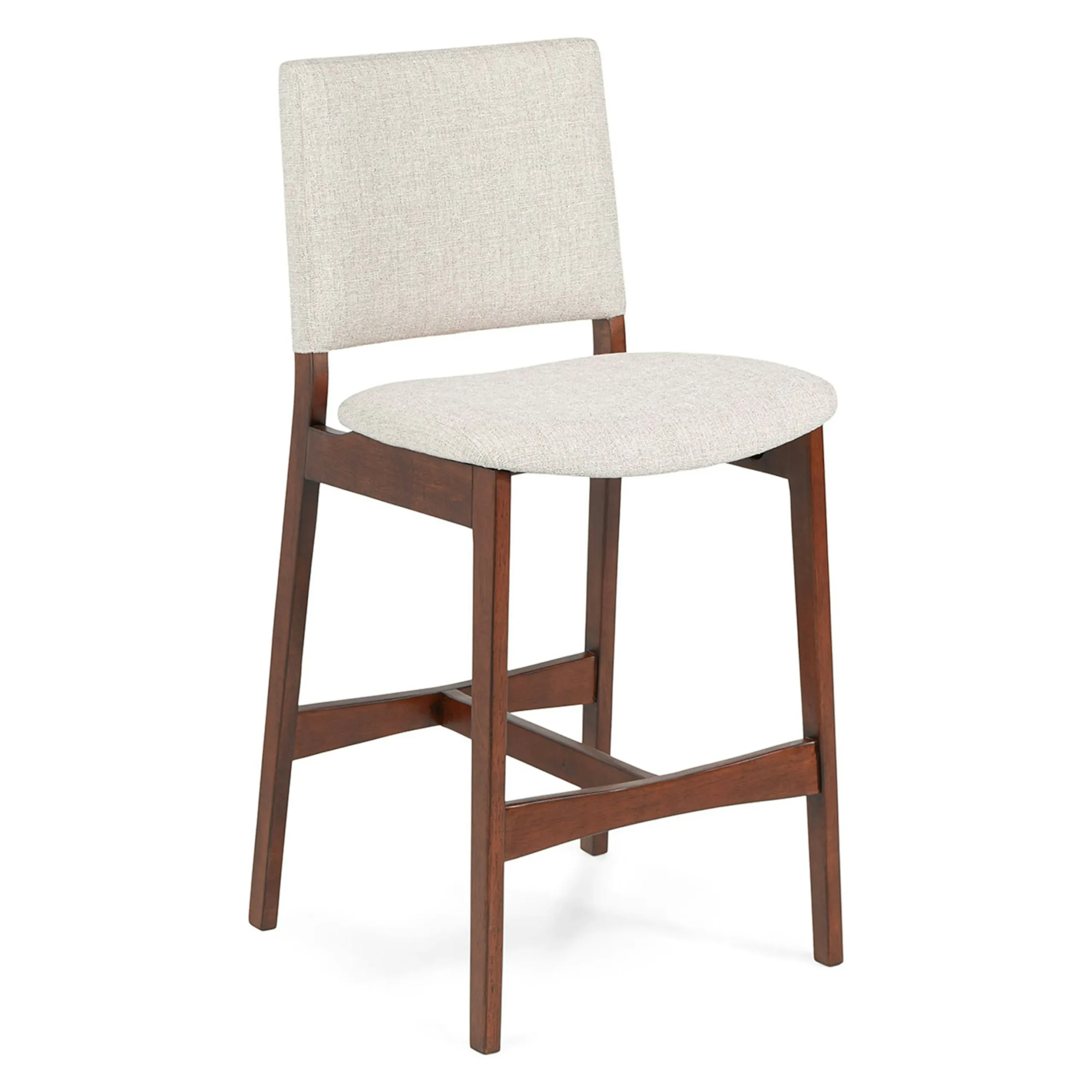 Nosh Counter Stool - Walnut and Chalk Gray - Image 3