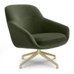 Sterling 33_ Velvet Swivel Chair - Hale Fir Green