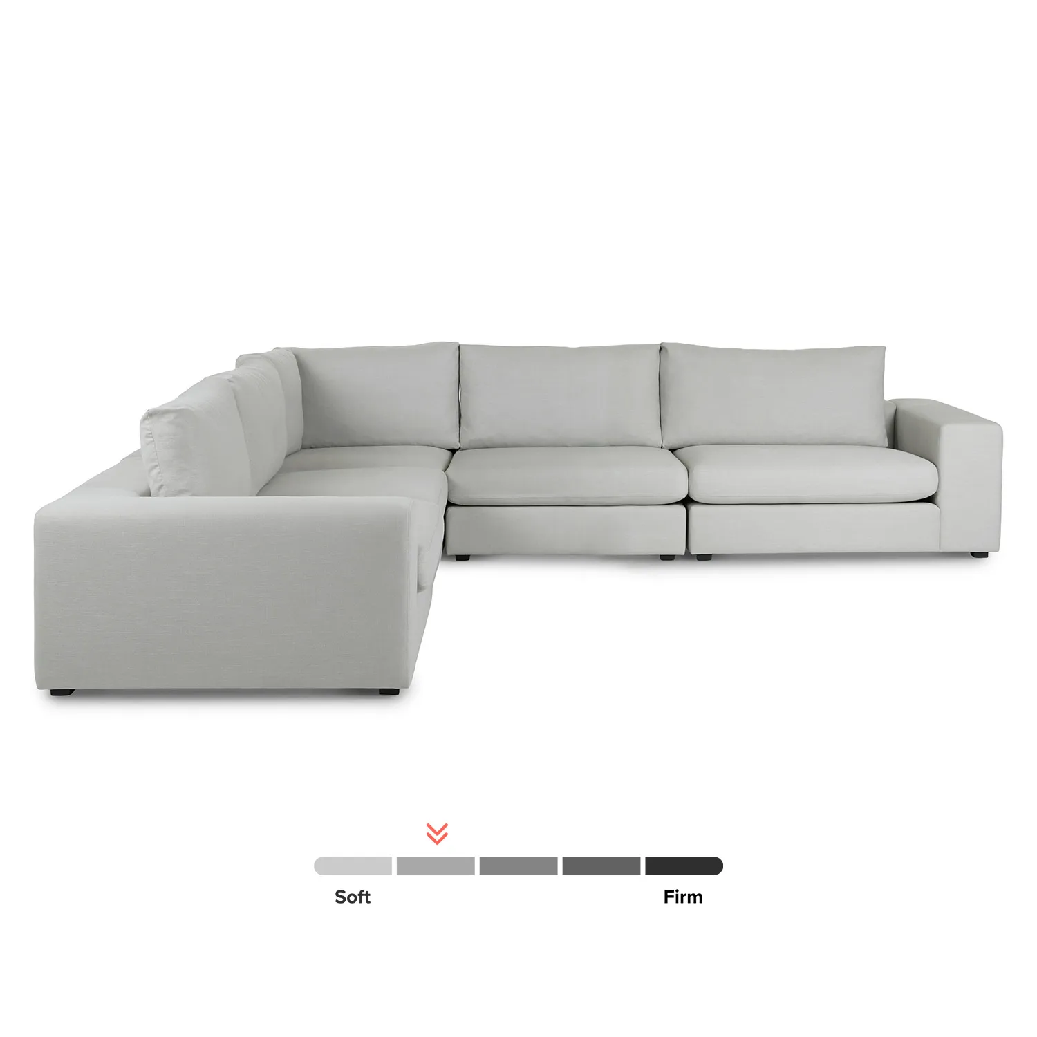 Beta 133.5_ Modular Corner Sectional - Welsh Gray - Image 3