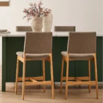 Nosh Counter Stool - Oak and Ratine Brown