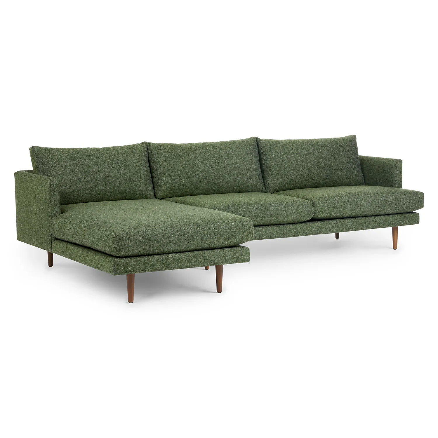 Burrard 112_ Left Sectional - Forest Green - Image 3