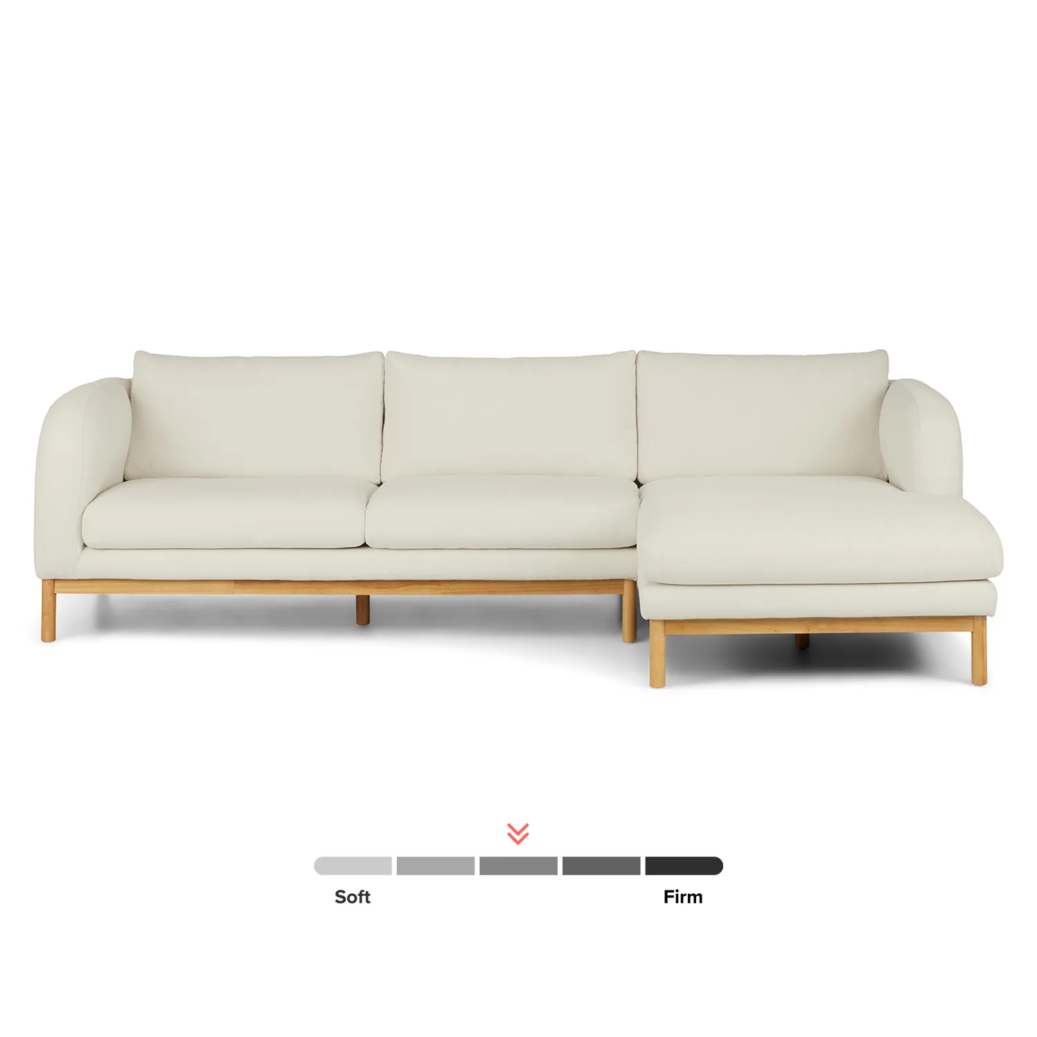 Kinso 115_ Right Sectional - Buckler Ivory - Image 3