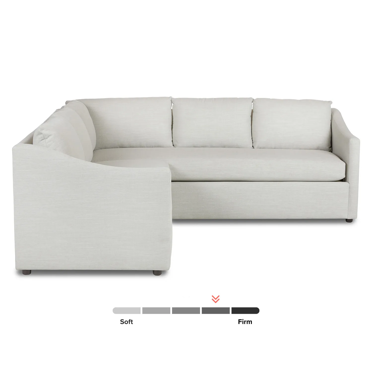 Landry 91_ Corner Sectional - Napa Dove - Image 3