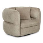 Quinn 40.5_ Swivel Lounge Chair - Nouna Mushroom