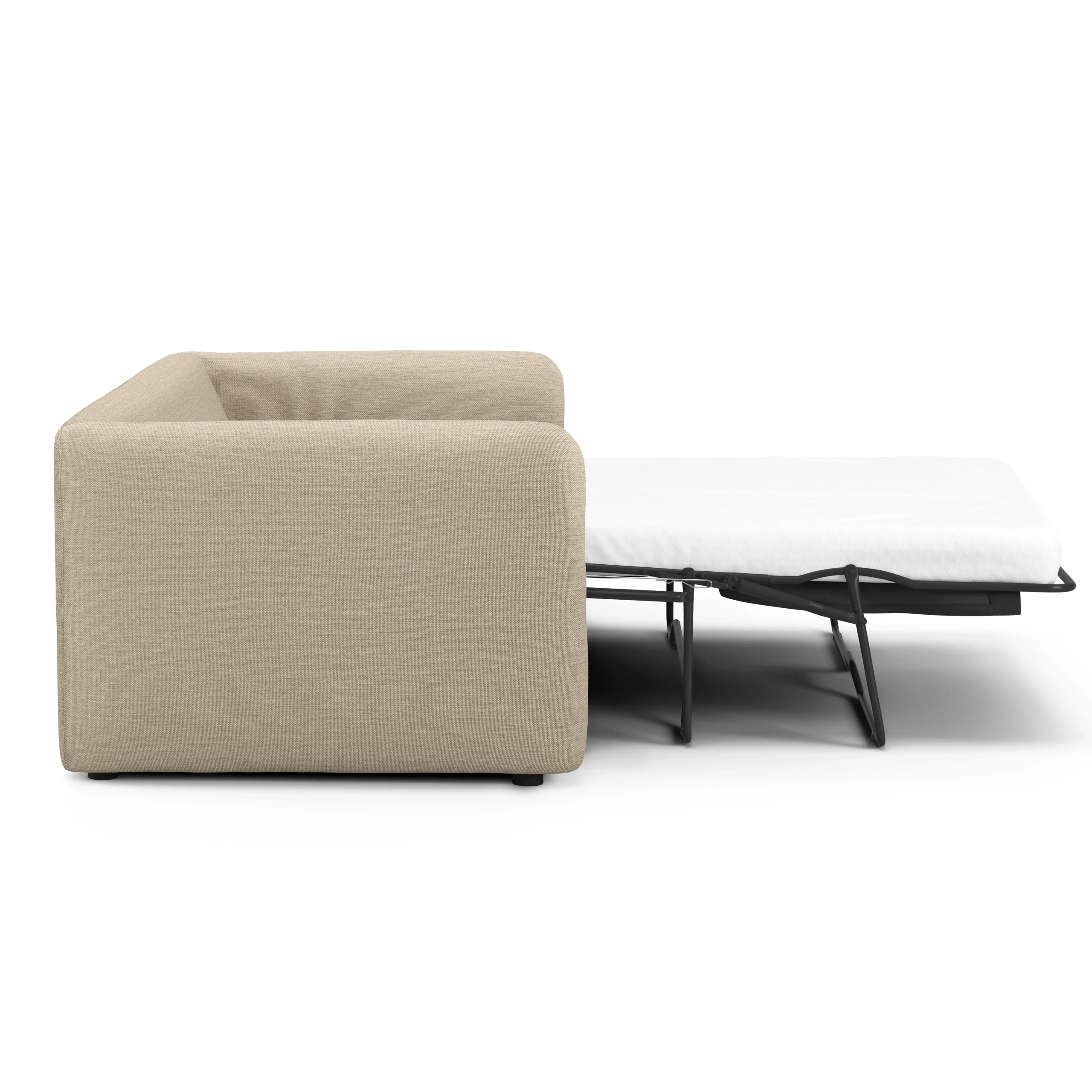 Leigh 86_ Reversible Storage Sleeper Sectional - Silver Taupe - Image 4