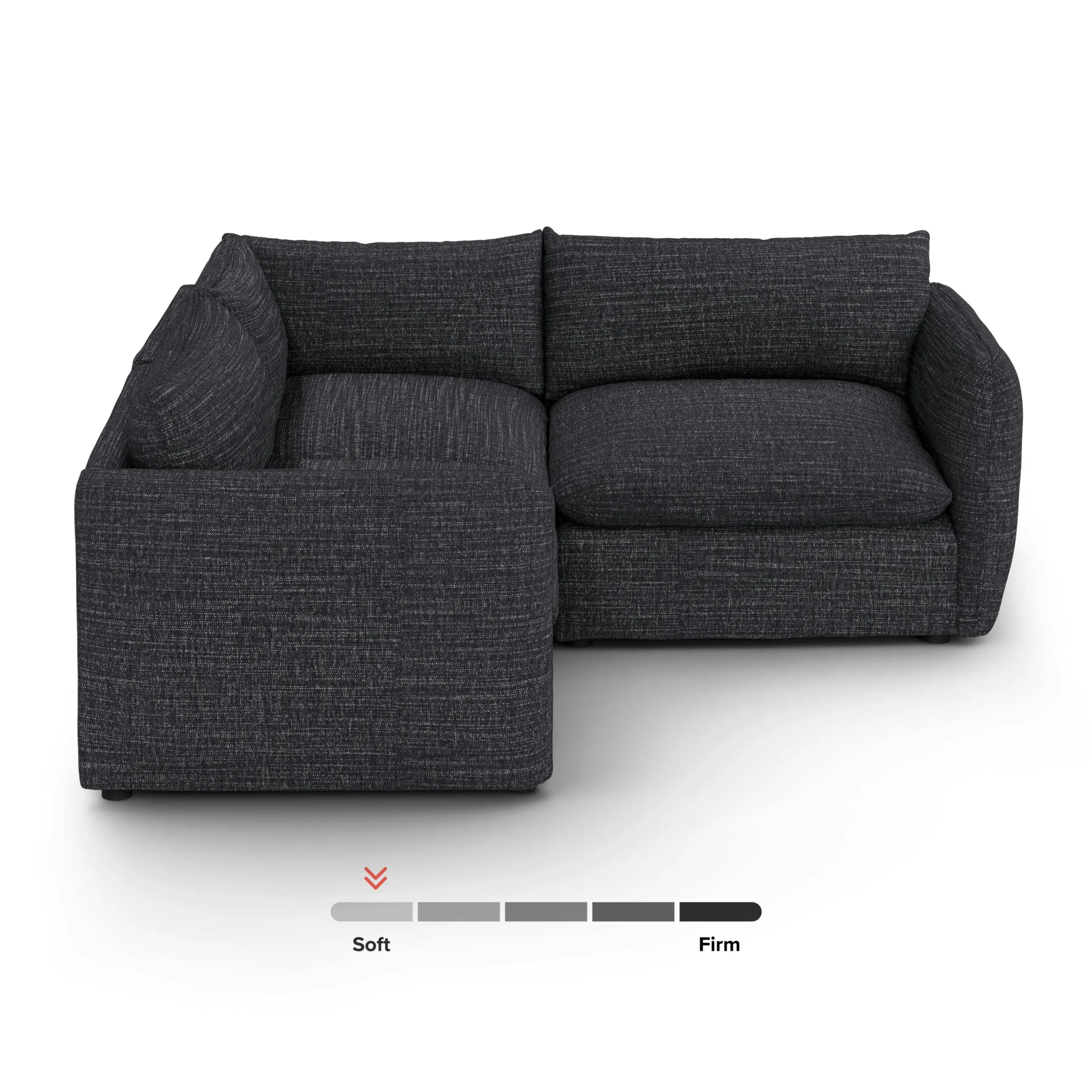 Leigh 87_ Modular Corner Sectional - Napa Charcoal - Image 3