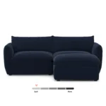 Leigh 92_ Velvet Modular Sectional - Hale Ink