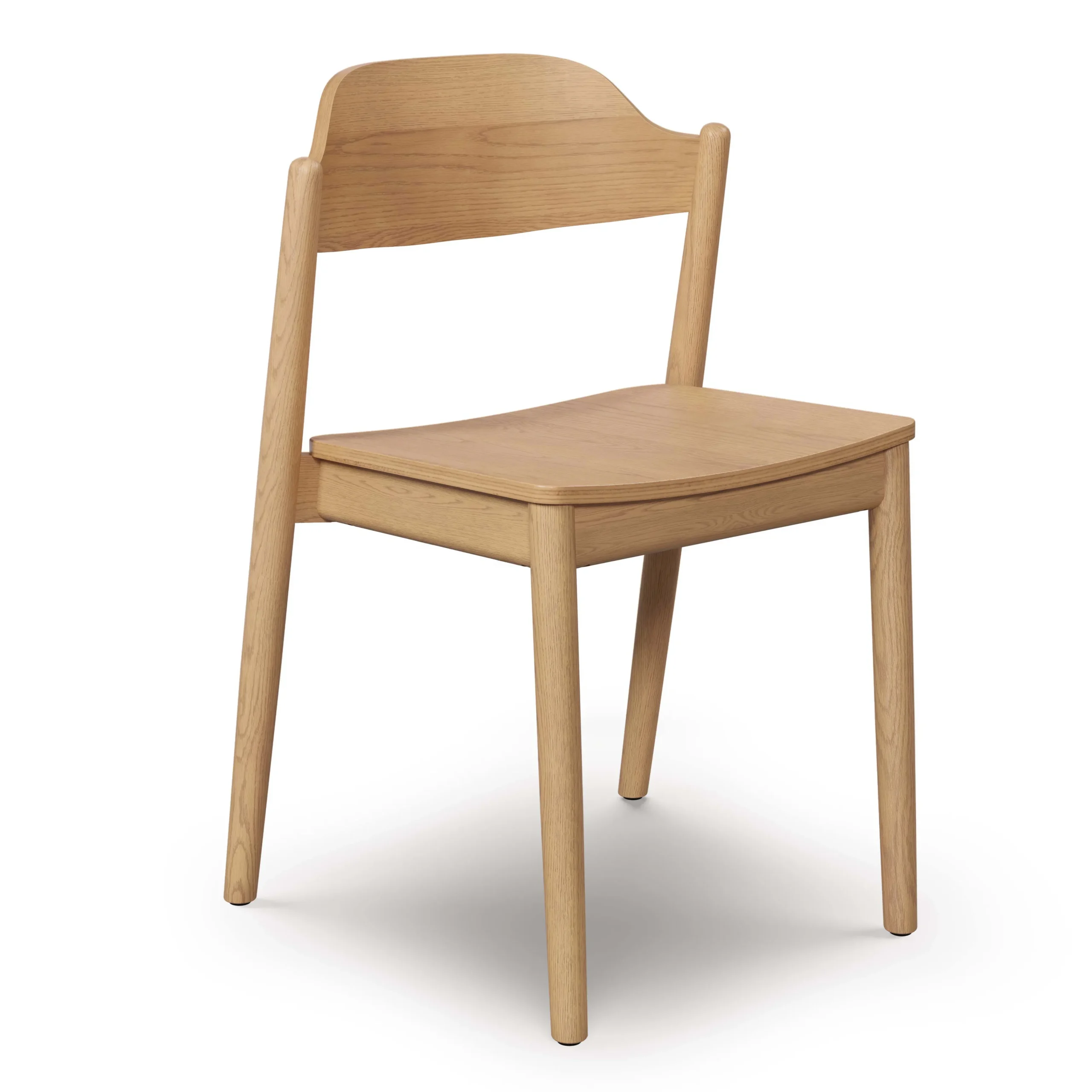 Sylvo Stackable Dining Chair - White Oak - Image 3