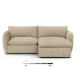 Leigh 92_ Modular Sectional - Silver Taupe