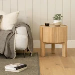Fortra Storage Side Table - White Oak