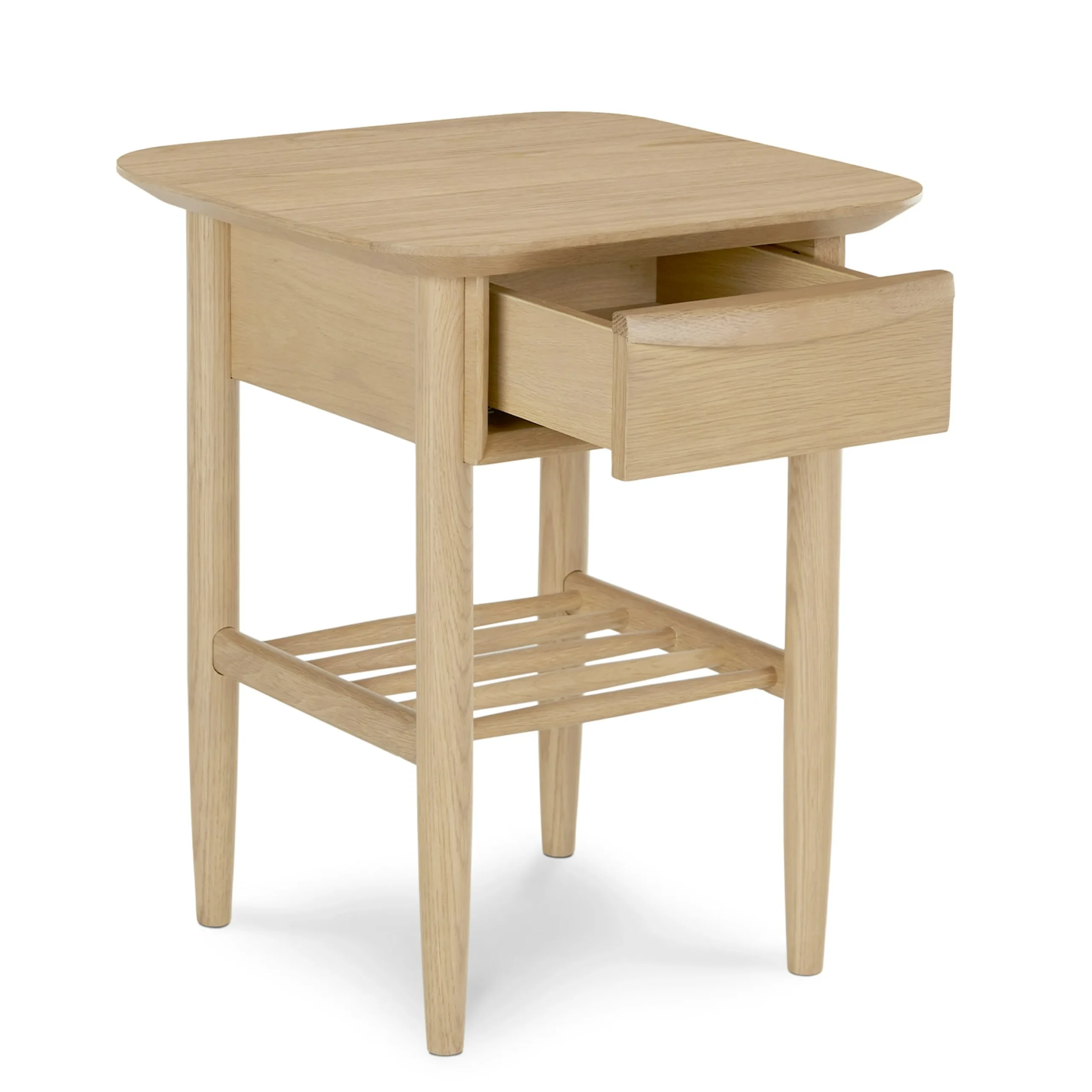 Lenia Storage Side Table - White Oak - Image 9