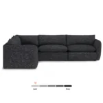 Leigh 126_ Modular Corner Sectional - Napa Charcoal