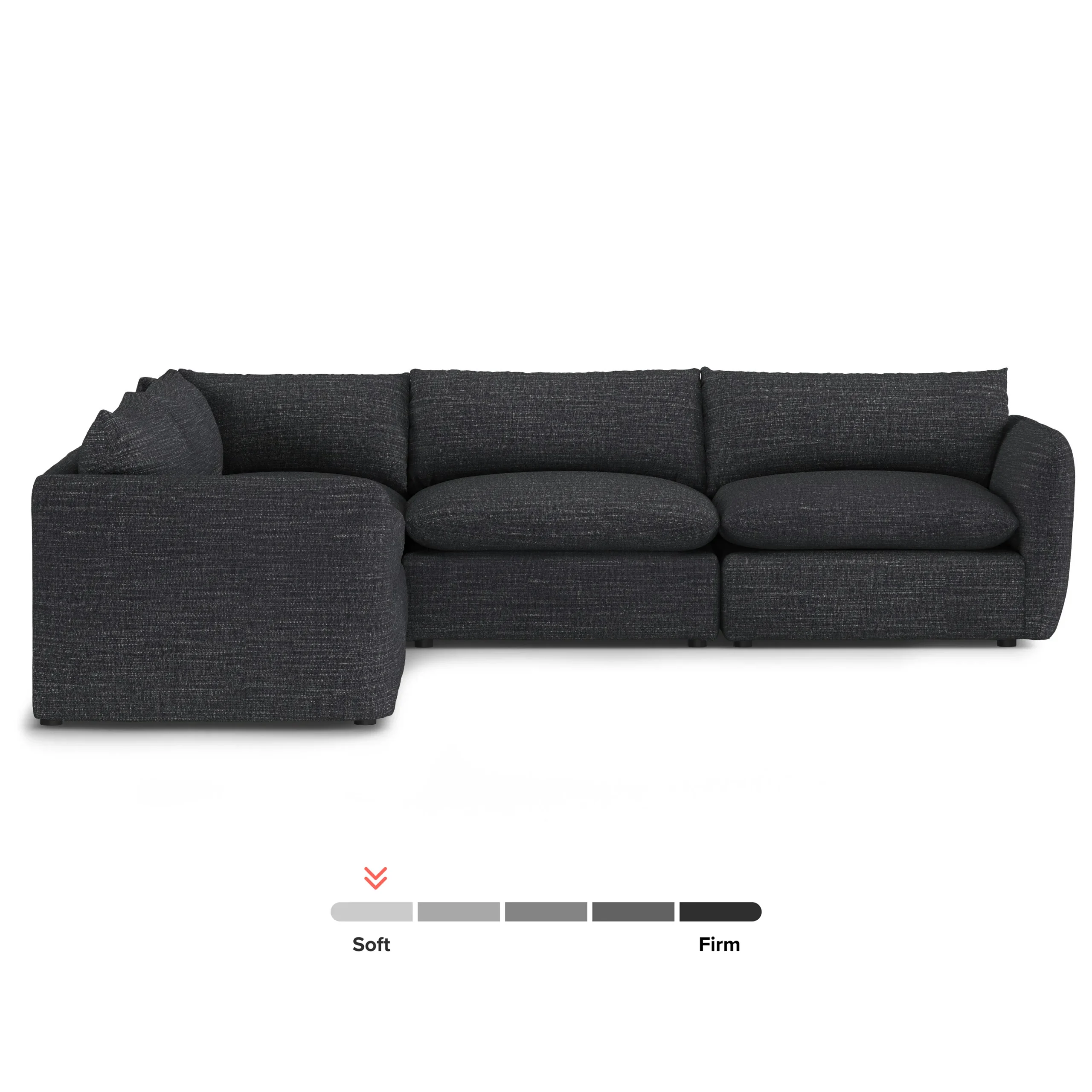 Leigh 126_ Modular Corner Sectional - Napa Charcoal - Image 3