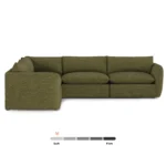 Leigh 126_ Modular Corner Sectional - Napa Moss