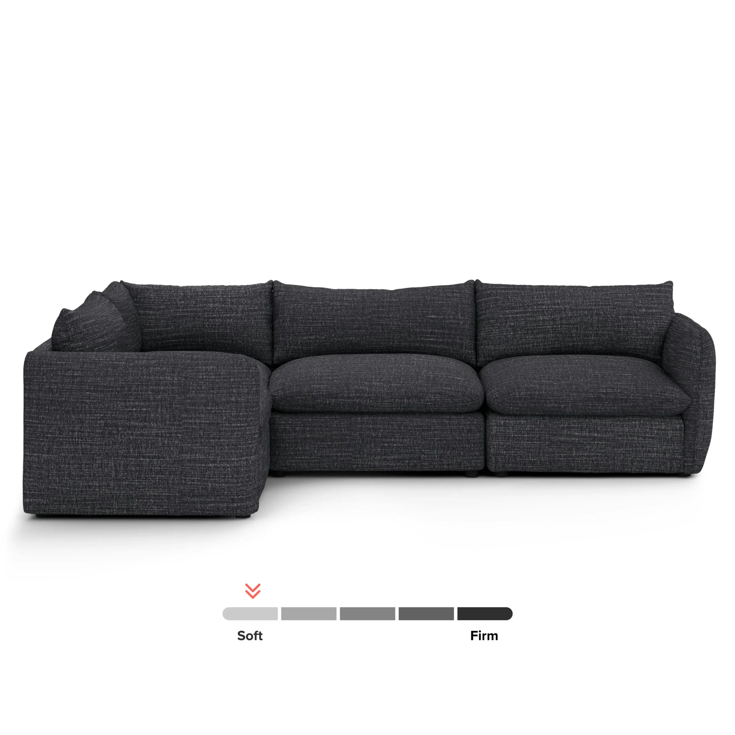 Leigh 126_ Modular L Sectional - Napa Charcoal - Image 3