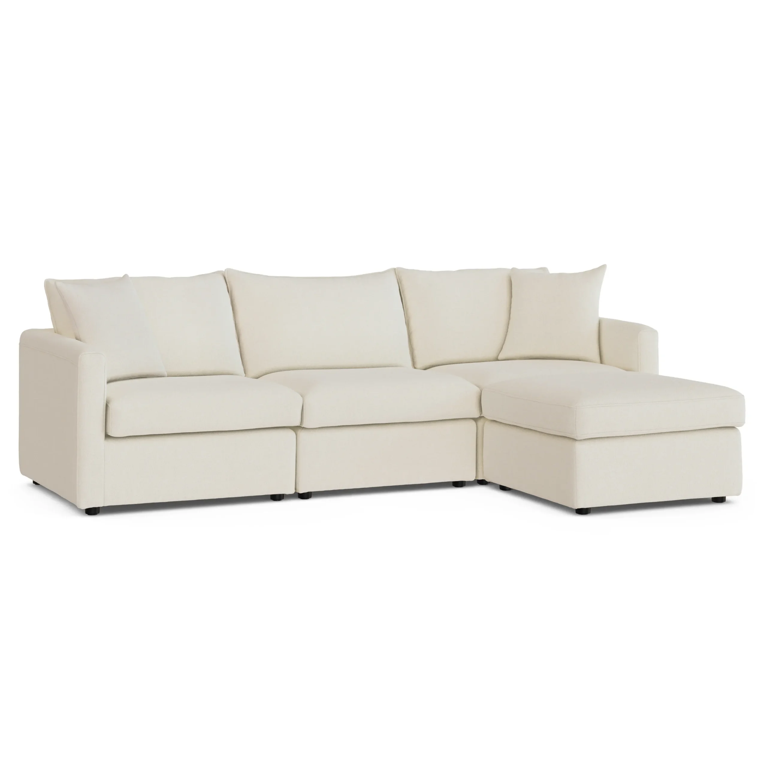 Lenae 104.5_ Reversible Modular Sectional - Savoy Ivory - Image 3
