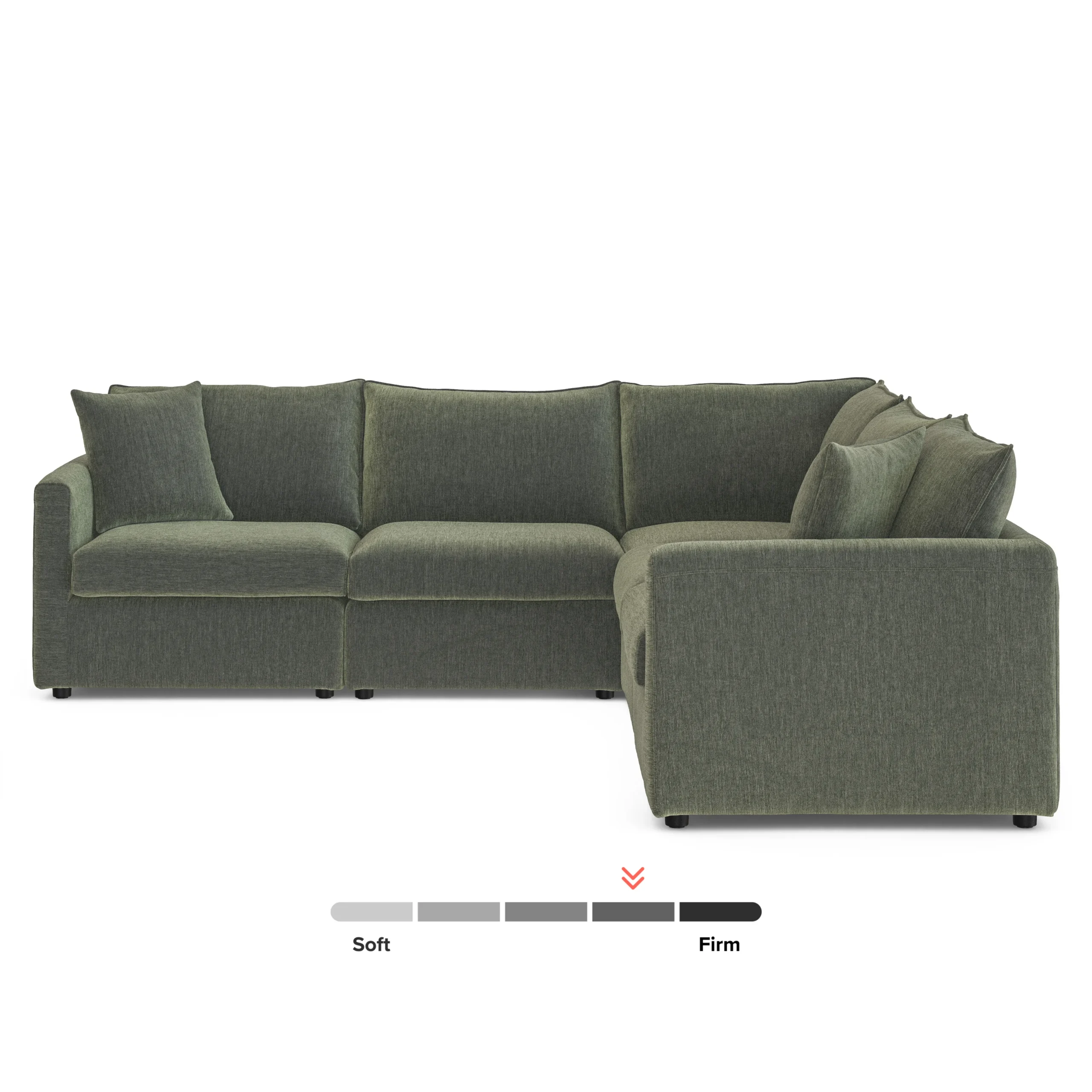 Lenae 105.5_ Corner Sectional - Eleos Green - Image 3