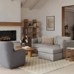 Marina 80_ Reversible Storage Sectional - Hestia Gray